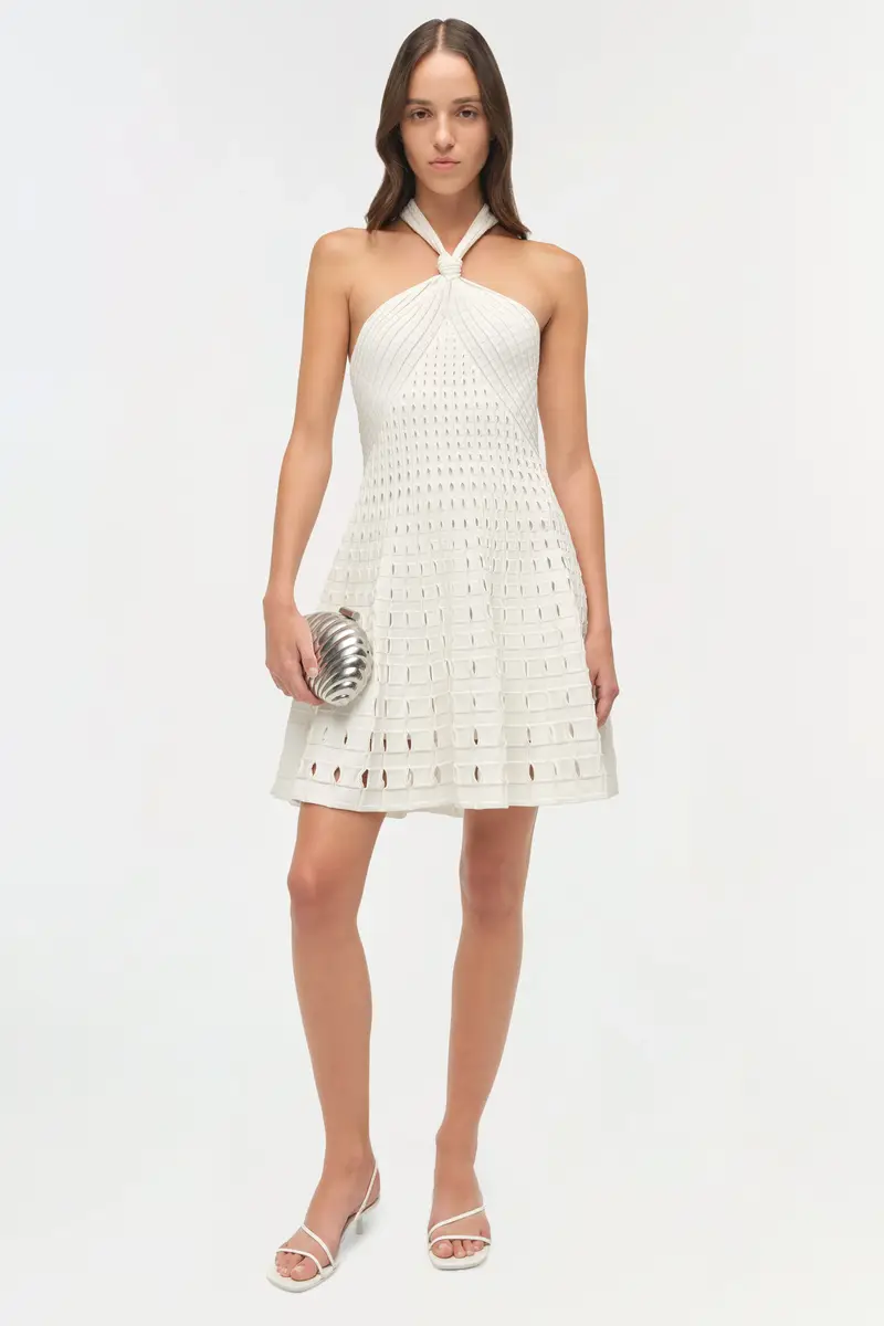 Simkhai Jenna Eyelet Knit Mini Dress | Thumbnail 3 Simkhai Jenna Eyelet Knit Mini Dress | Thumbnail 3
