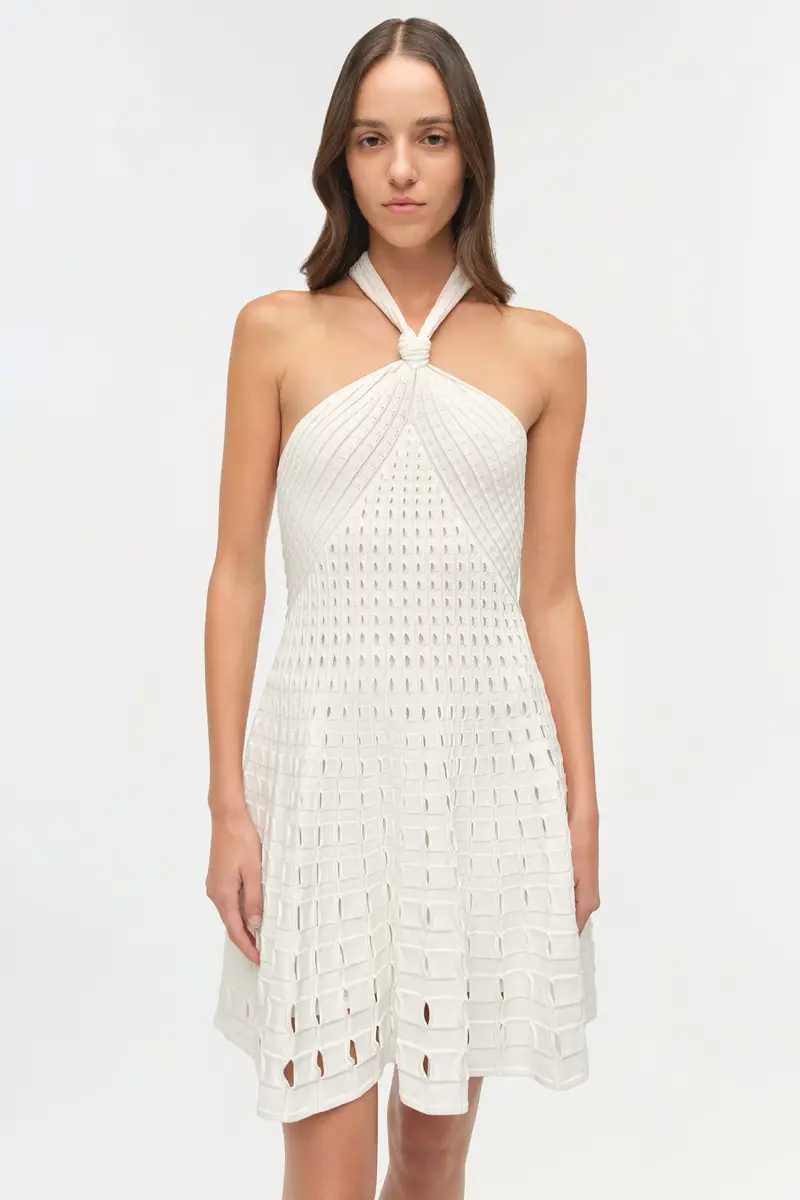 Simkhai Jenna Eyelet Knit Mini Dress | Thumbnail 4 Simkhai Jenna Eyelet Knit Mini Dress | Thumbnail 4
