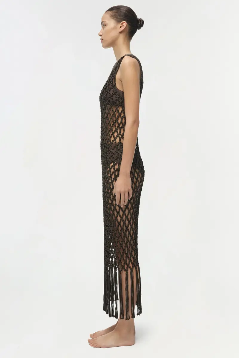 Simkhai Jensen Macrame Midi Dress | Thumbnail 5 Simkhai Jensen Macrame Midi Dress | Thumbnail 5