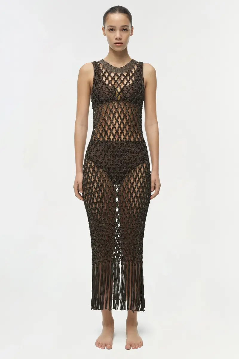 Simkhai Jensen Macrame Midi Dress | Thumbnail 7 Simkhai Jensen Macrame Midi Dress | Thumbnail 7
