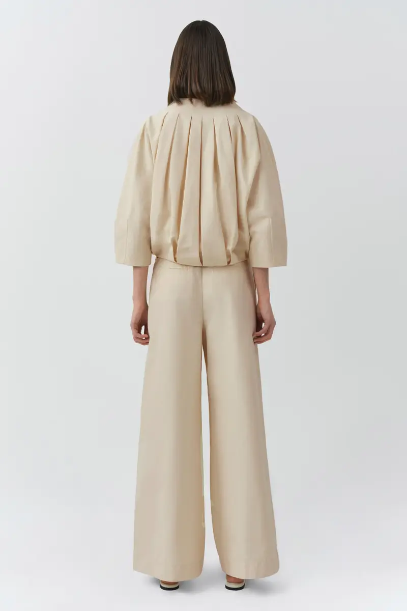 Simkhai Jess Pleated Cotton Faille Jacket | Thumbnail 5 Simkhai Jess Pleated Cotton Faille Jacket | Thumbnail 5