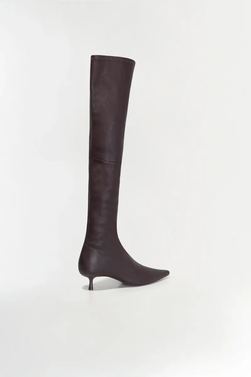 Simkhai Joni Leather Over-The-Knee Boot | Thumbnail 2 Simkhai Joni Leather Over-The-Knee Boot | Thumbnail 2