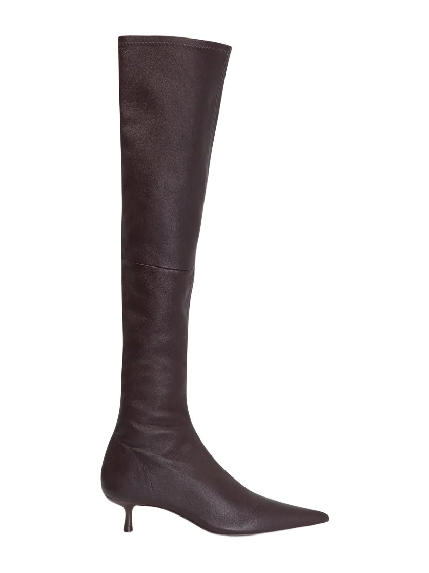 Joni Leather Over-The-Knee Boot