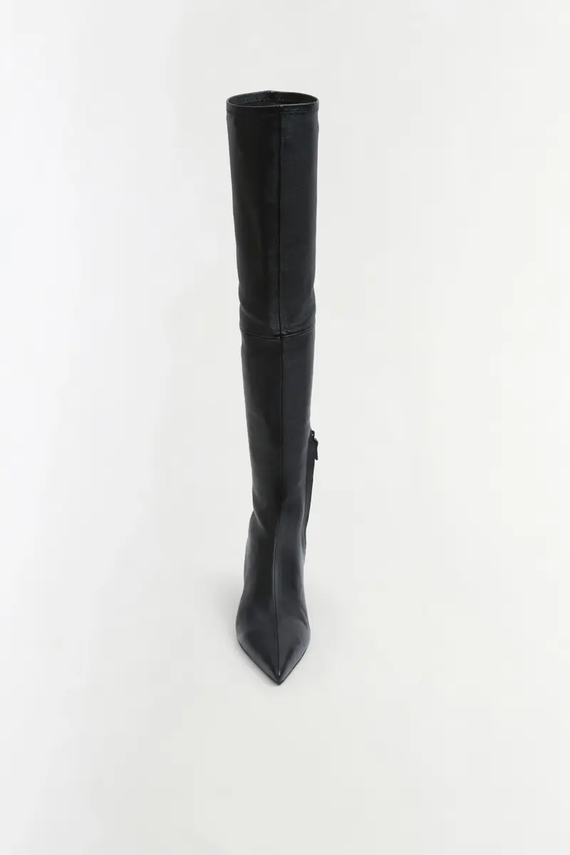 Simkhai Joni Stretch Leather Over The Knee Boot | Thumbnail 3 Simkhai Joni Stretch Leather Over The Knee Boot | Thumbnail 3
