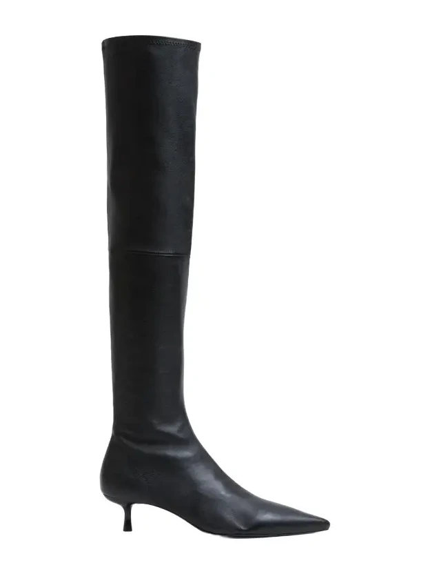 Joni Stretch Leather Over The Knee Boot Joni Stretch Leather Over The Knee Boot