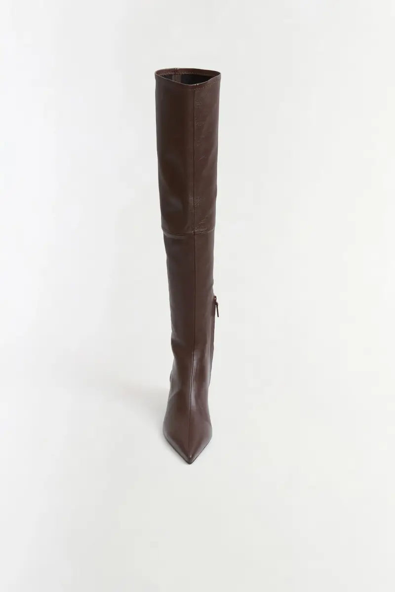 Simkhai Joni Stretch Leather Over The Knee Boot | Thumbnail 3