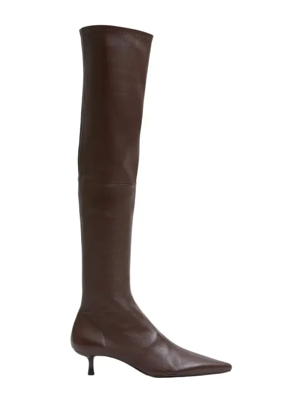 Joni Stretch Leather Over The Knee Boot Joni Stretch Leather Over The Knee Boot
