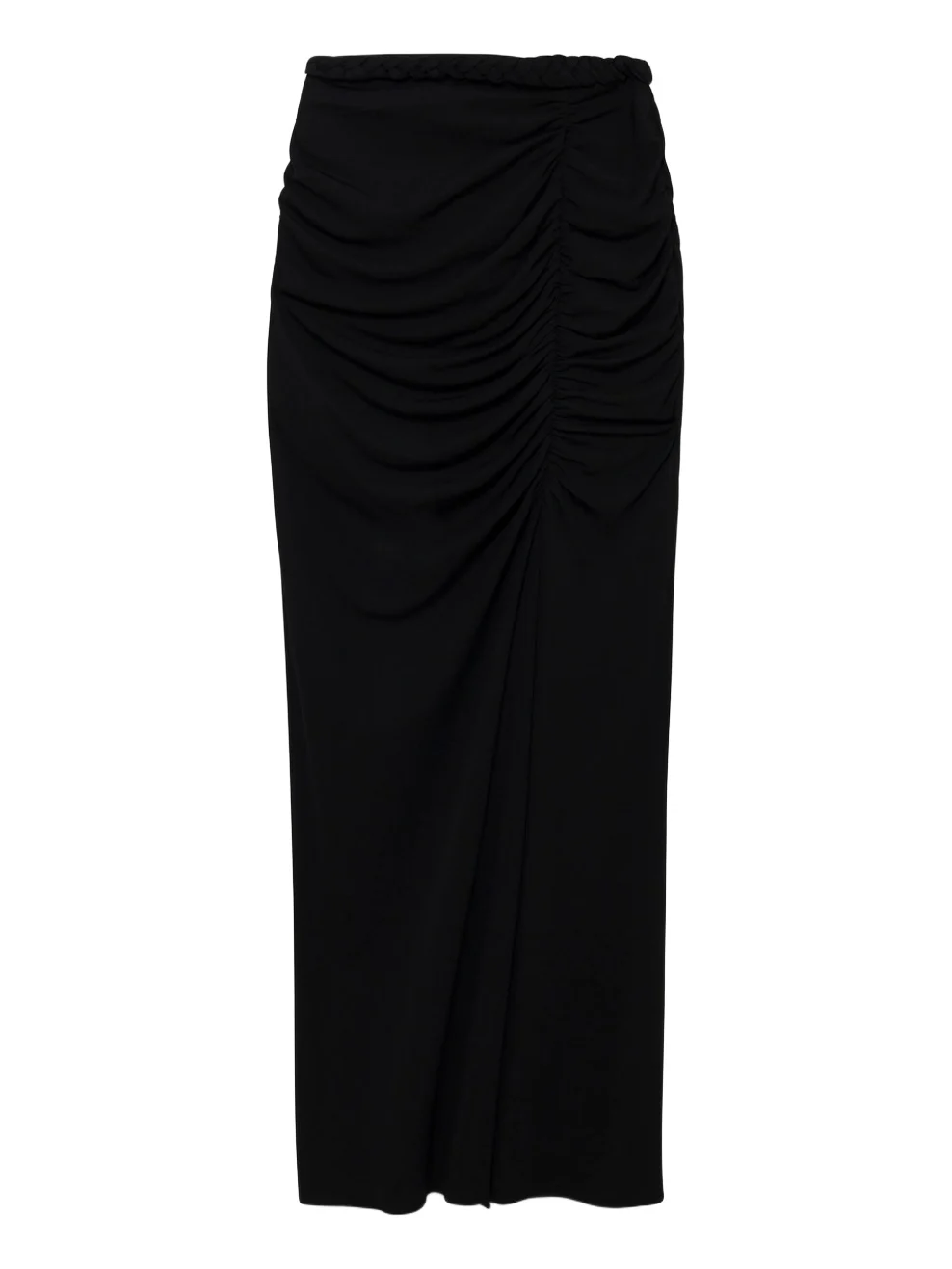 Juna Draped Jersey Midi Skirt Juna Draped Jersey Midi Skirt