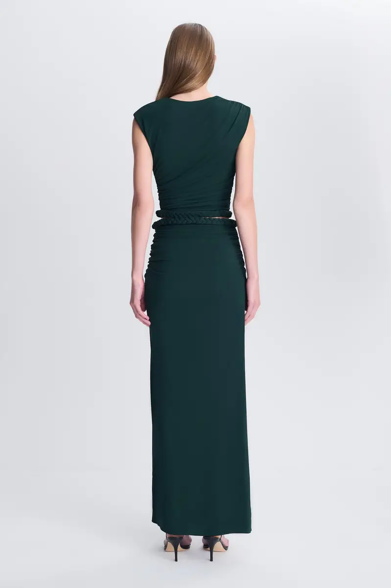 Simkhai Juna Draped Jersey Midi Skirt | Thumbnail 5 Simkhai Juna Draped Jersey Midi Skirt | Thumbnail 5