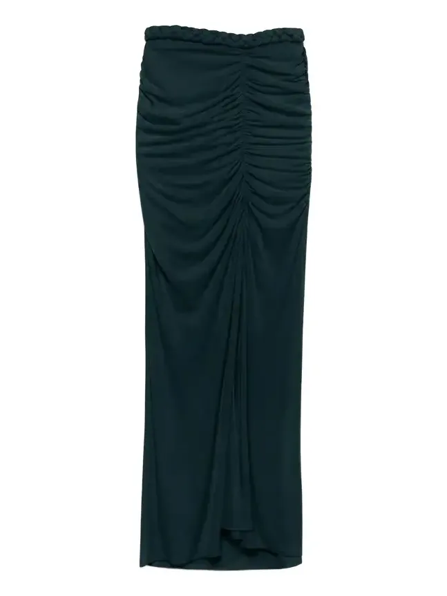 Juna Draped Jersey Midi Skirt Juna Draped Jersey Midi Skirt