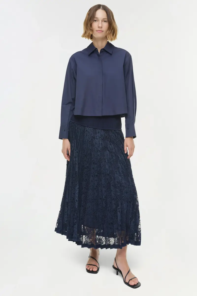 Simkhai Kacey Cotton Lace Shirt | Thumbnail 2 Simkhai Kacey Cotton Lace Shirt | Thumbnail 2