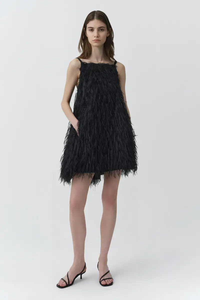 Simkhai Kalla Fringe Jacquard Mini Dress | Thumbnail 4 Simkhai Kalla Fringe Jacquard Mini Dress | Thumbnail 4