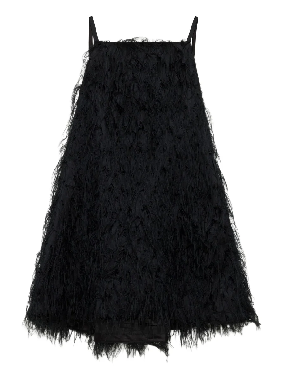 Kalla Fringe Jacquard Mini Dress Kalla Fringe Jacquard Mini Dress