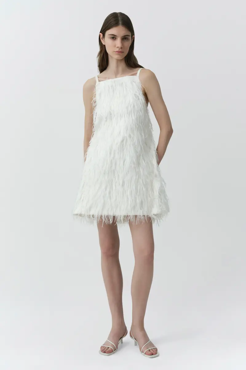 Simkhai Kalla Fringe Jacquard Mini Dress | Thumbnail 3 Simkhai Kalla Fringe Jacquard Mini Dress | Thumbnail 3