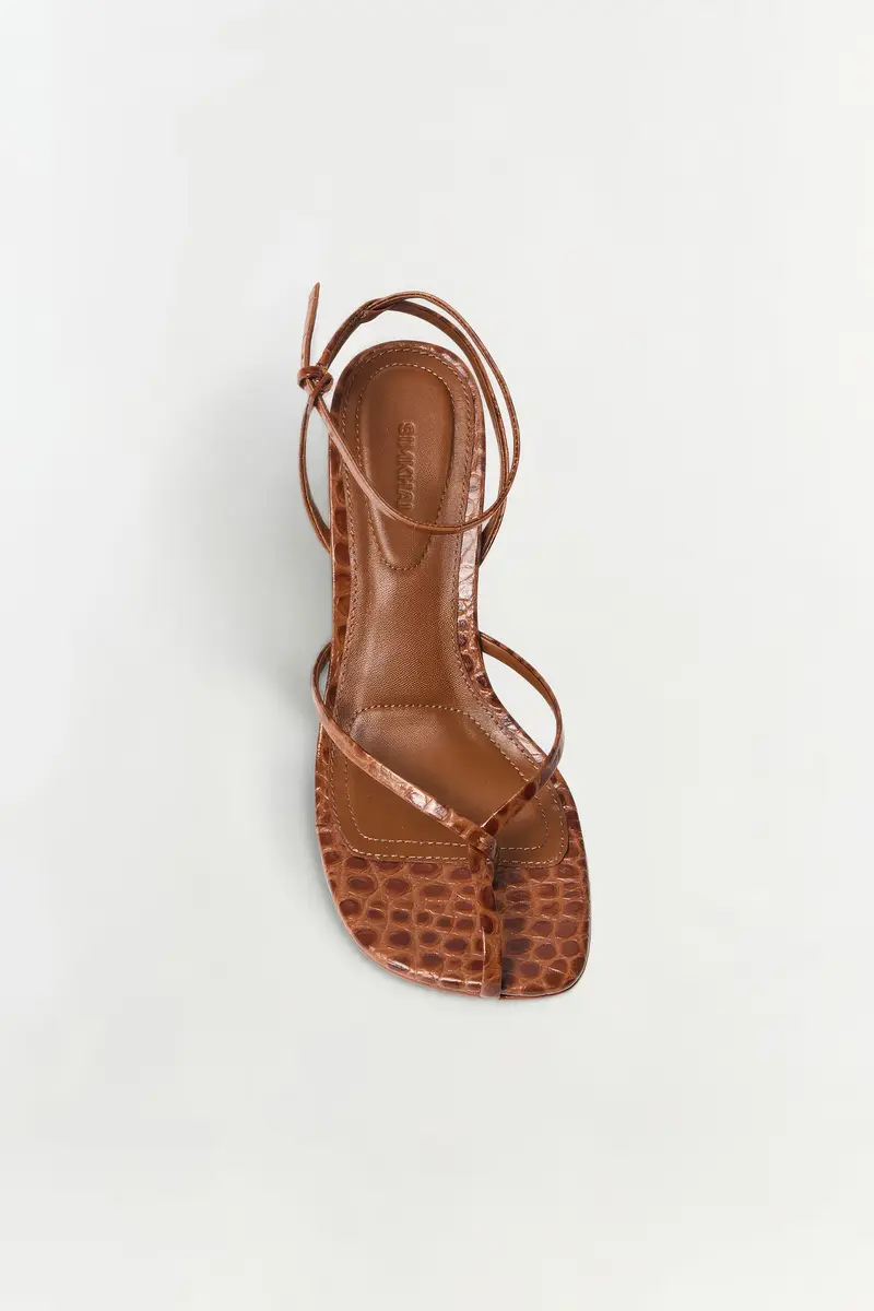 Simkhai Kelsey Leather Strappy Wedge | Thumbnail 3 Simkhai Kelsey Leather Strappy Wedge | Thumbnail 3