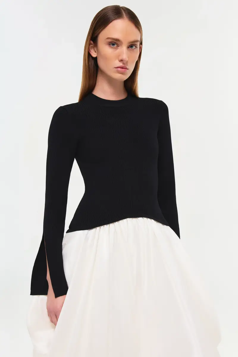Simkhai Kenlie Taffeta Knit Midi Dress | Thumbnail 3 Simkhai Kenlie Taffeta Knit Midi Dress | Thumbnail 3