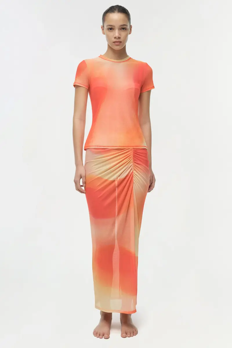 Simkhai Kensingten Mesh Skirt | Thumbnail 6 Simkhai Kensingten Mesh Skirt | Thumbnail 6