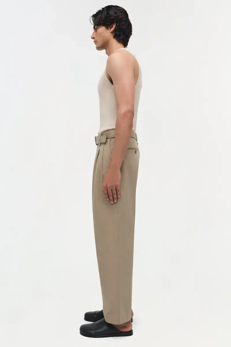 Simkhai Kent Twill Pleated Pants | Thumbnail 5 Simkhai Kent Twill Pleated Pants | Thumbnail 5