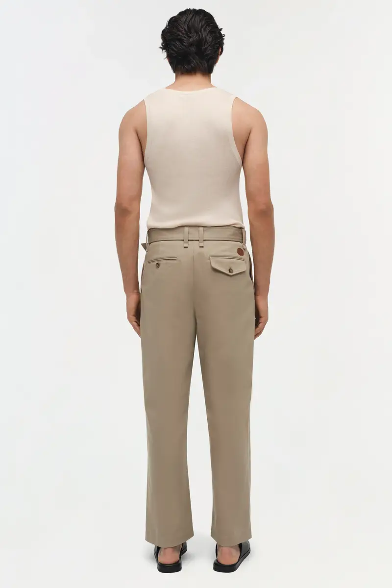 Simkhai Kent Twill Pleated Pants | Thumbnail 6 Simkhai Kent Twill Pleated Pants | Thumbnail 6