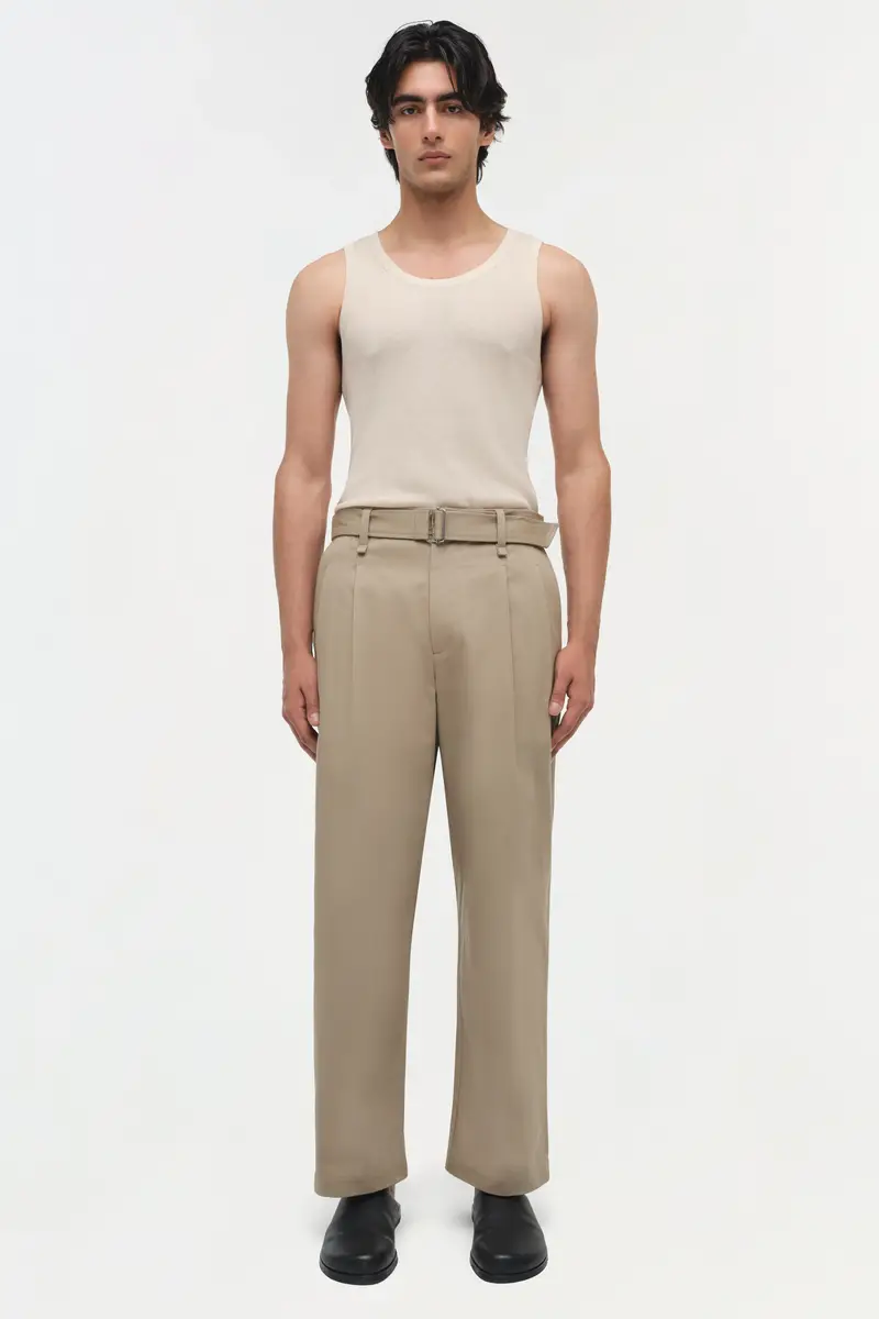 Simkhai Kent Twill Pleated Pants | Thumbnail 7 Simkhai Kent Twill Pleated Pants | Thumbnail 7