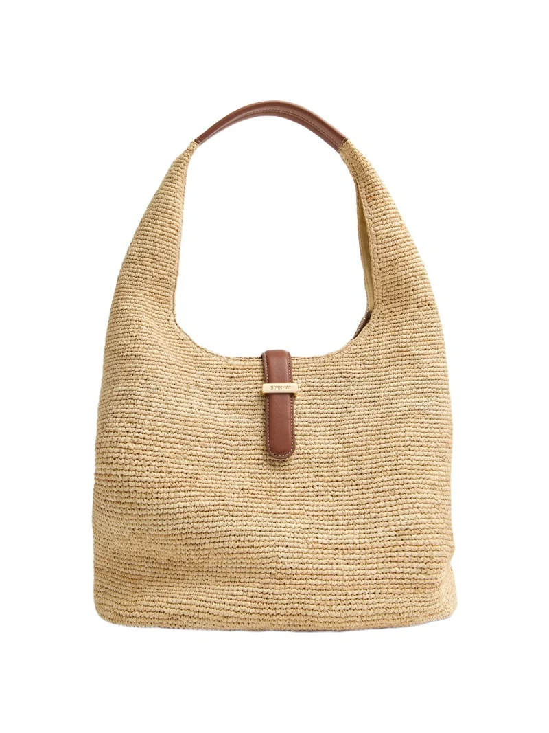 Simkhai Khai Raffia Hobo Bag