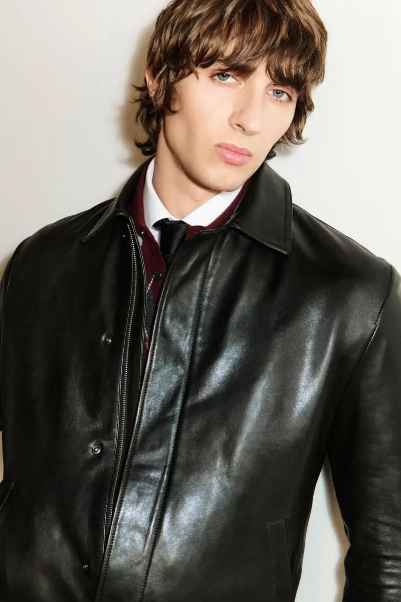 Simkhai Landon Leather Jacket | Thumbnail 2