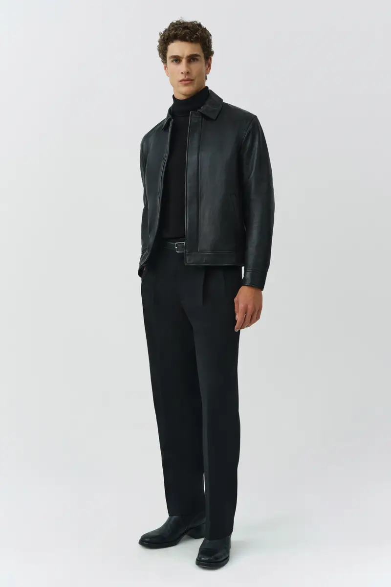 Simkhai Landon Leather Jacket | Thumbnail 5