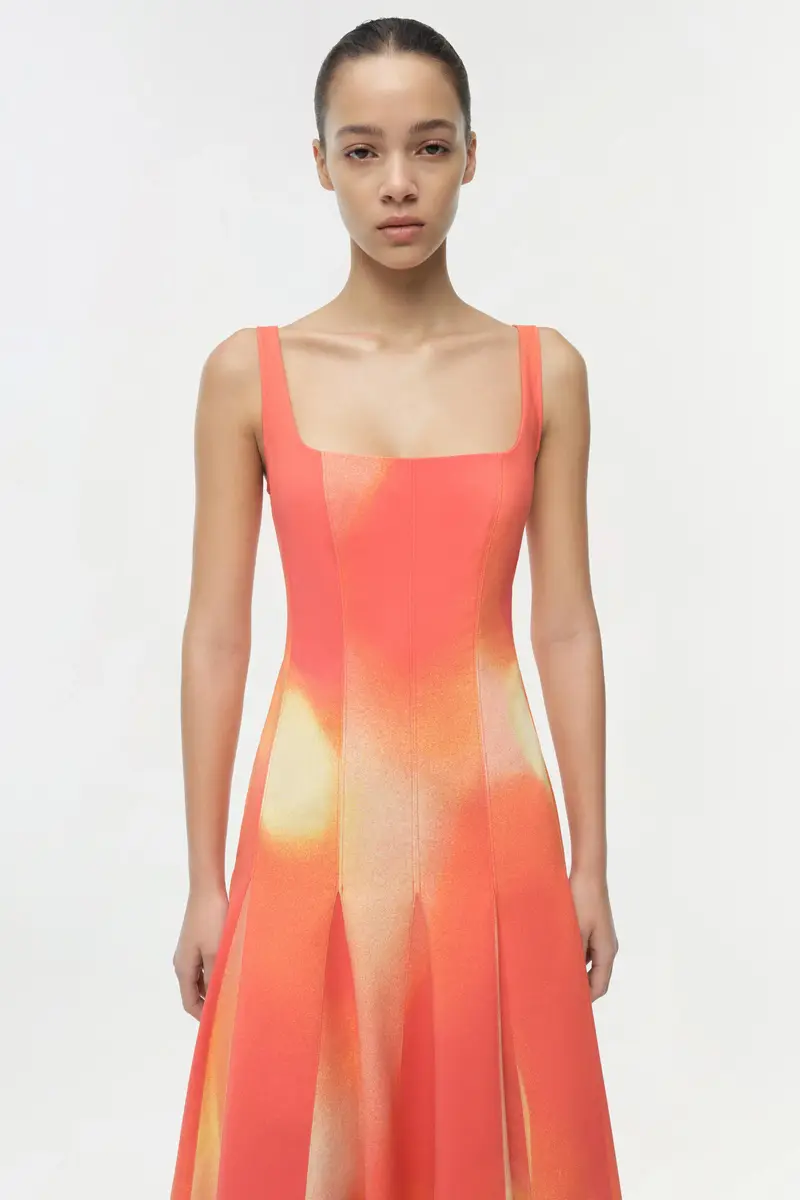 Simkhai Lara Midi Dress | Thumbnail 3 Simkhai Lara Midi Dress | Thumbnail 3