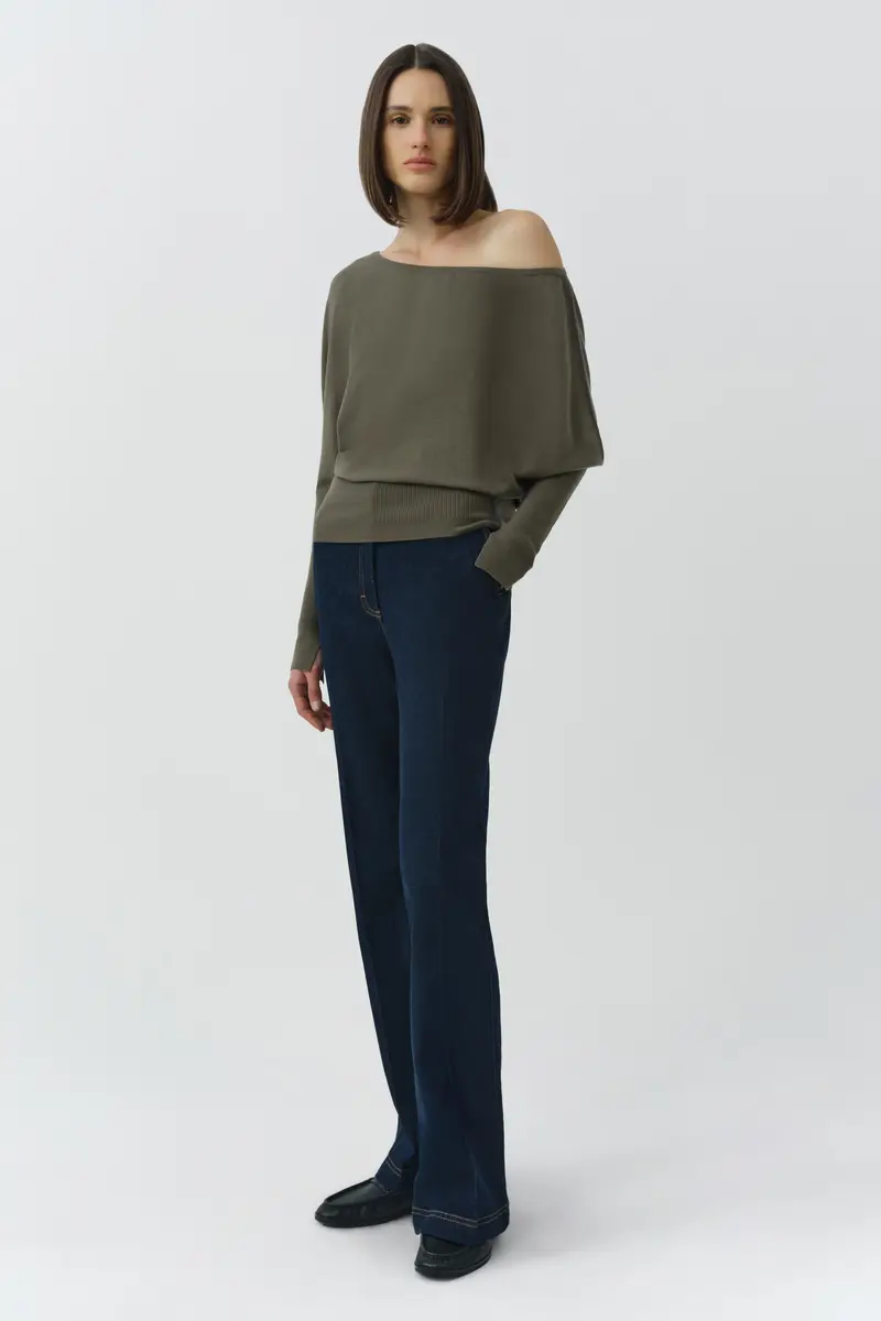 Simkhai Lavina Off Shoulder Knit Sweater | Thumbnail 4 Simkhai Lavina Off Shoulder Knit Sweater | Thumbnail 4