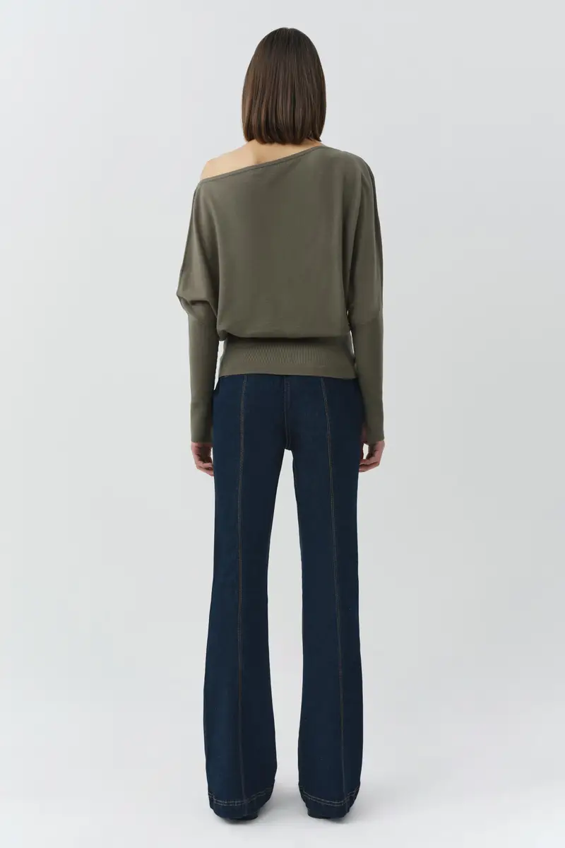 Simkhai Lavina Off Shoulder Knit Sweater | Thumbnail 5 Simkhai Lavina Off Shoulder Knit Sweater | Thumbnail 5
