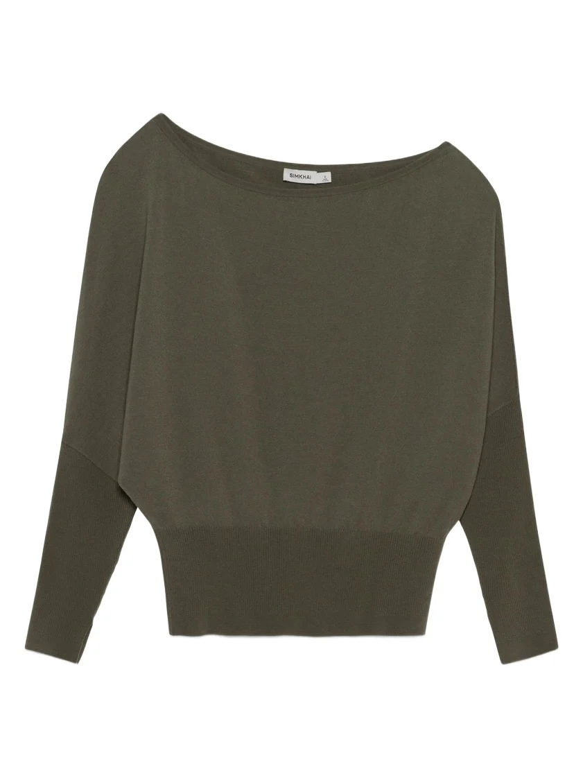 Simkhai Lavina Off Shoulder Knit Sweater