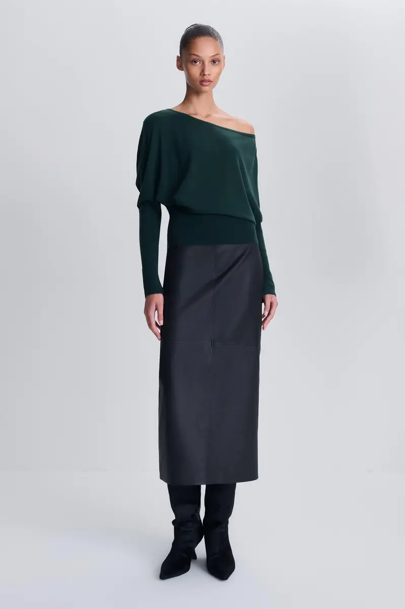 Simkhai Lavina Off Shoulder Knit Sweater | Thumbnail 2 Simkhai Lavina Off Shoulder Knit Sweater | Thumbnail 2