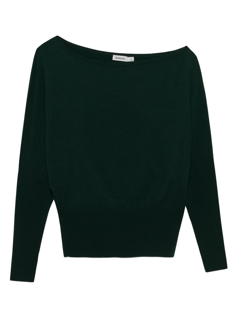 Simkhai Lavina Off Shoulder Knit Sweater