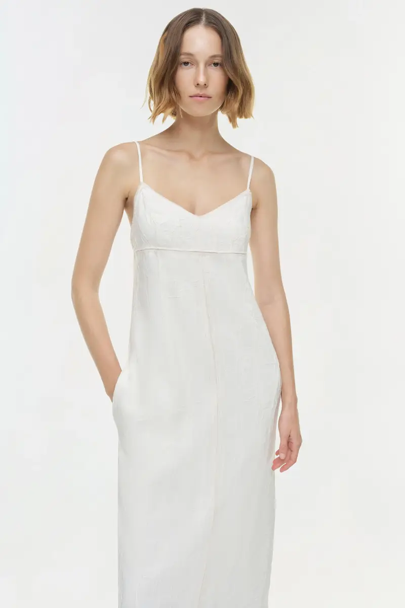 Simkhai Leah Midi Dress | Thumbnail 4 Simkhai Leah Midi Dress | Thumbnail 4