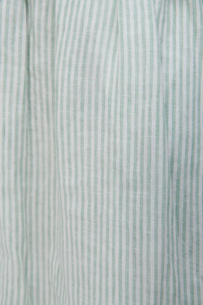 Simkhai Leighton Striped Linen Midi Dress | Thumbnail 4 Simkhai Leighton Striped Linen Midi Dress | Thumbnail 4