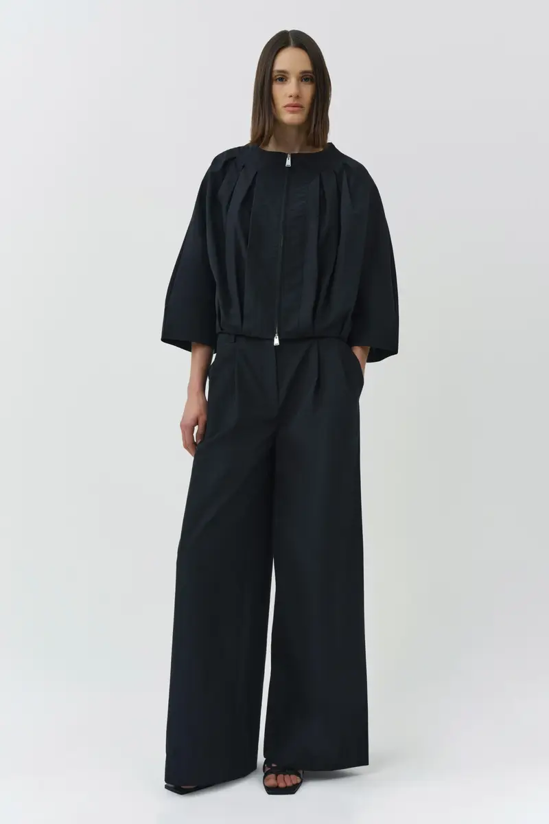 Simkhai Leroy Pleated Wide Leg Pant | Thumbnail 2