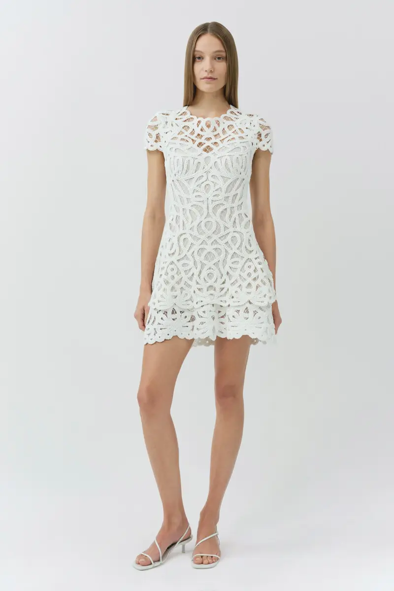 Simkhai Lina Lace Mini Dress | Thumbnail 2