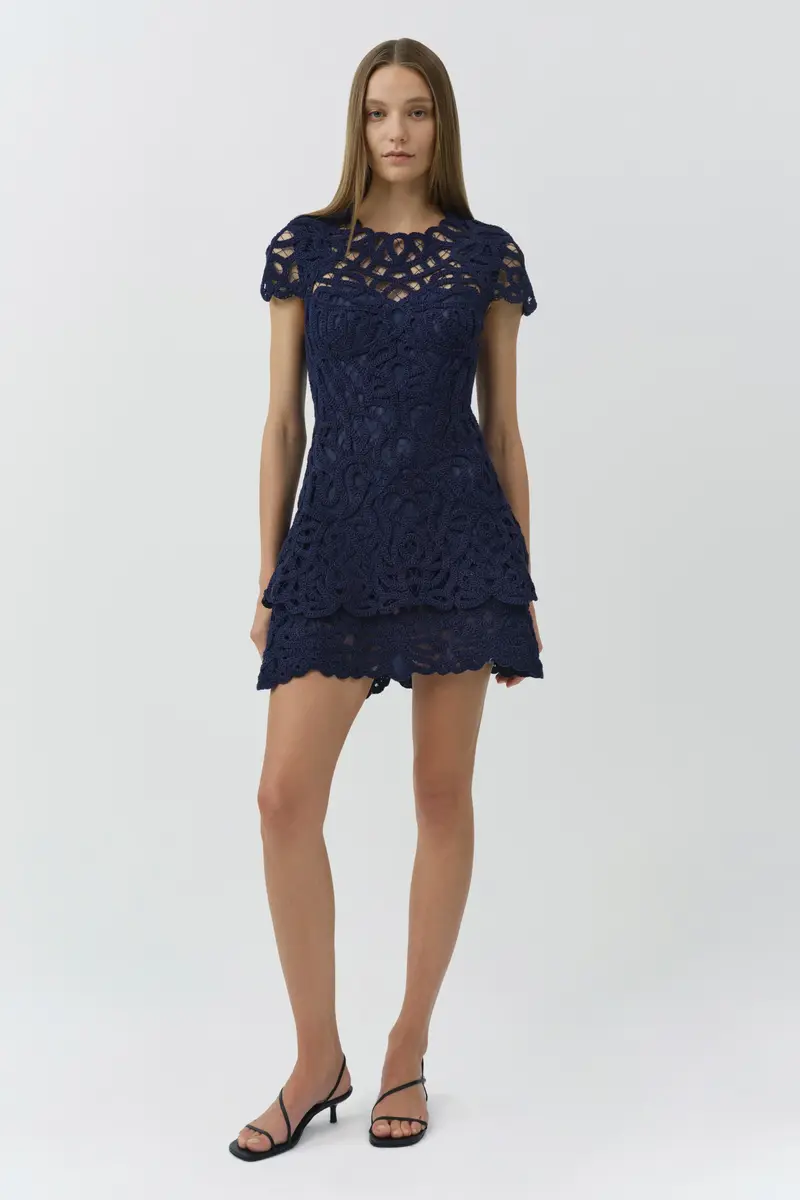 Simkhai Lina Lace Mini Dress | Thumbnail 2