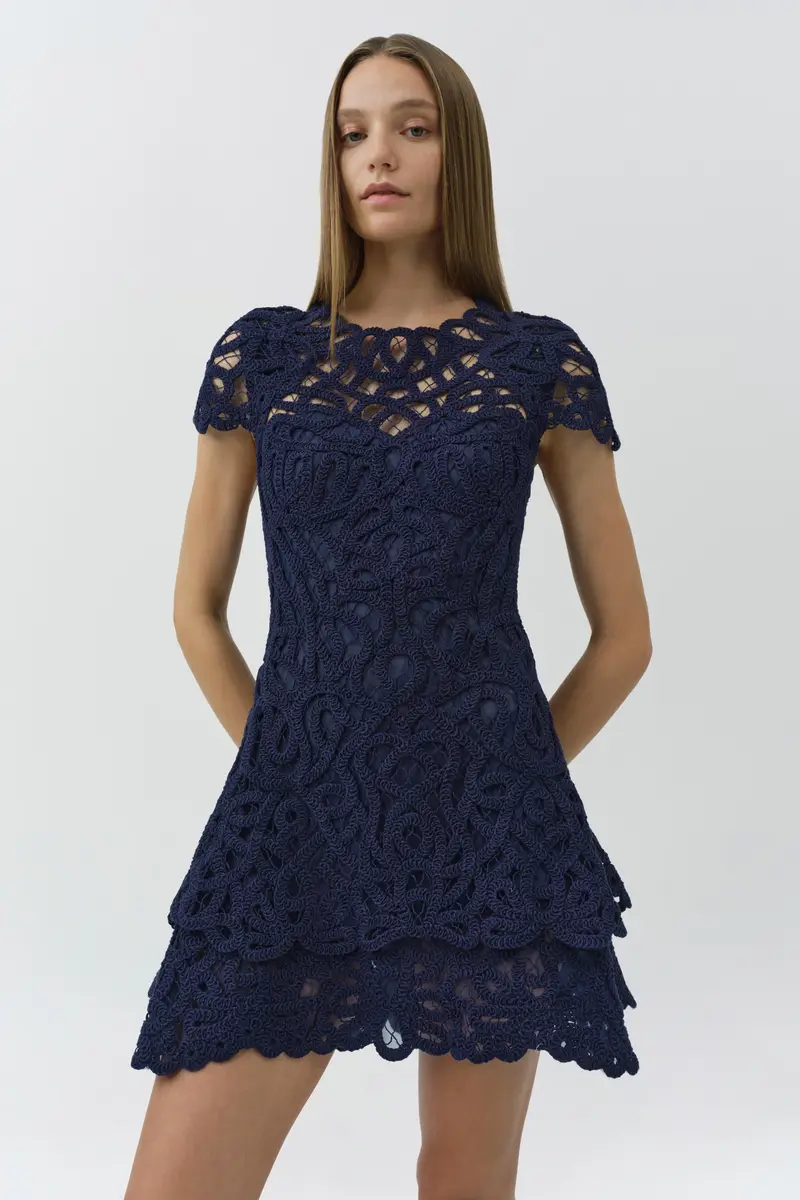 Simkhai Lina Lace Mini Dress | Thumbnail 3