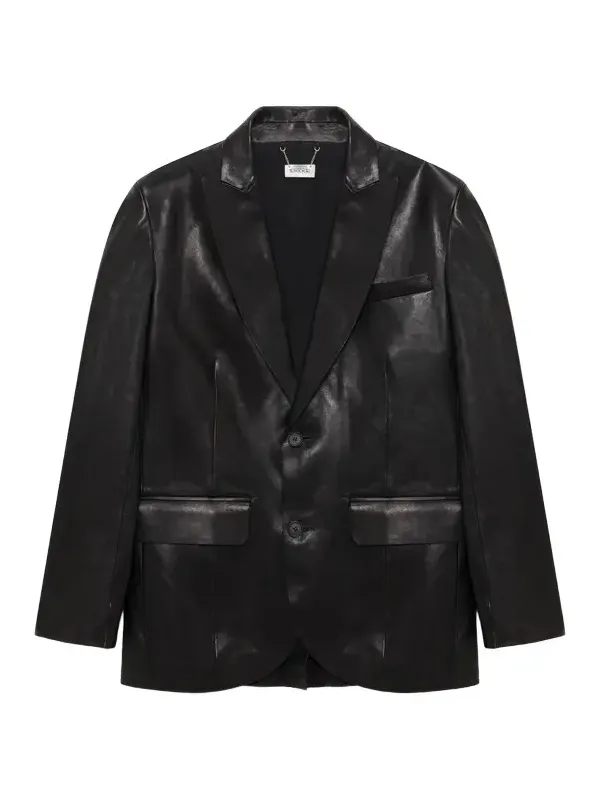 Linden Leather Blazer