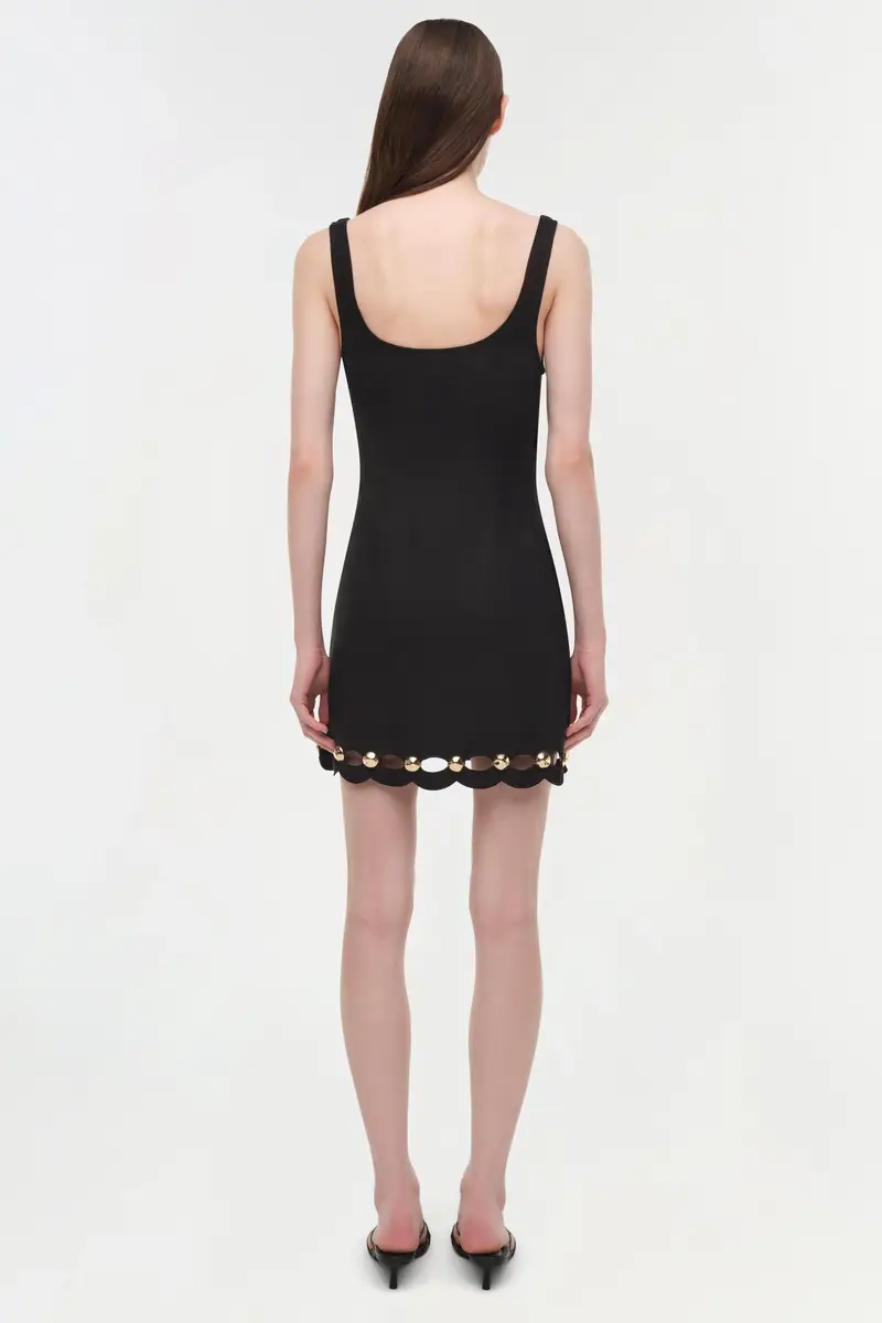 Simkhai Lindley Studded Linen Midi Dress | Thumbnail 5