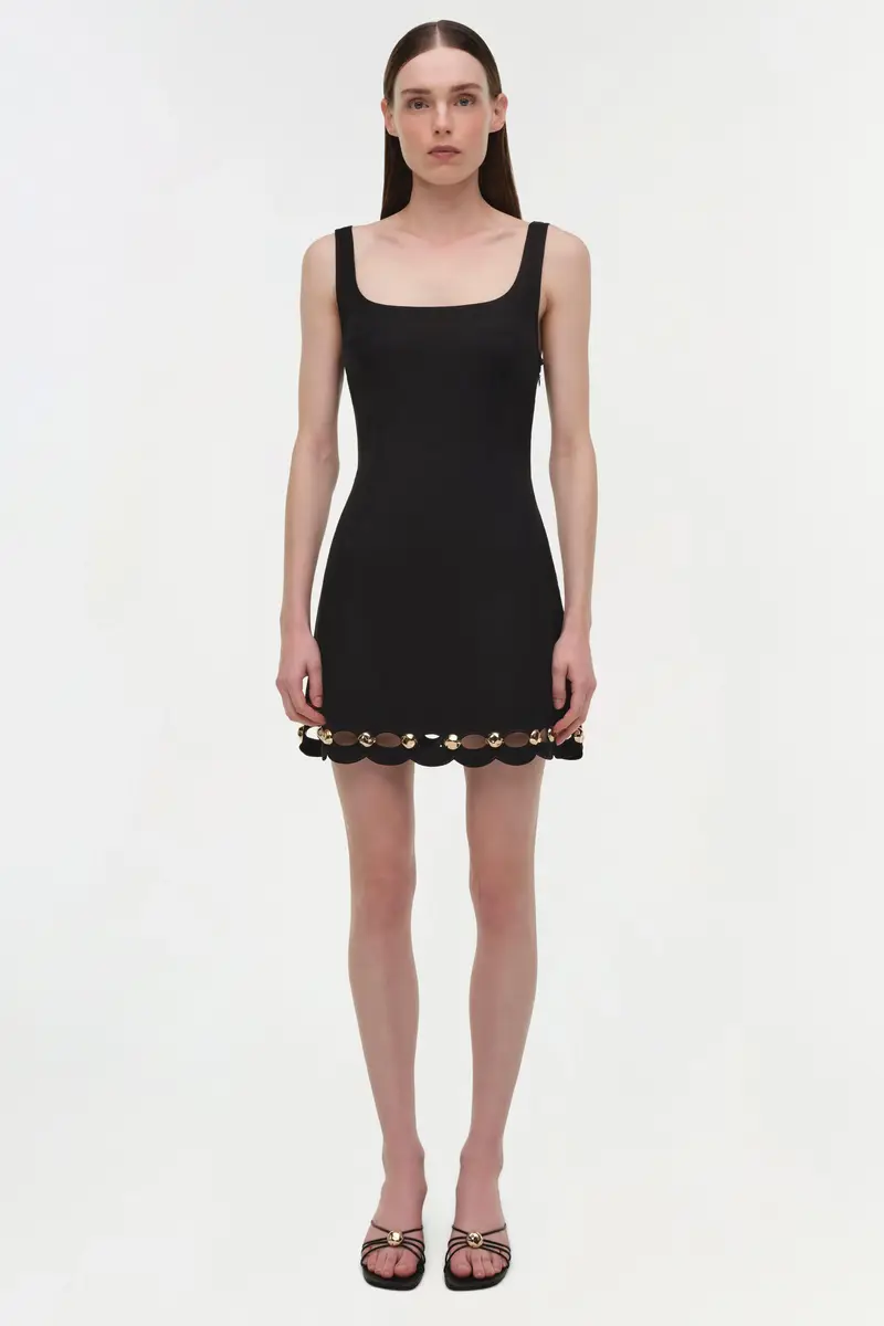 Simkhai Lindley Studded Linen Midi Dress | Thumbnail 6