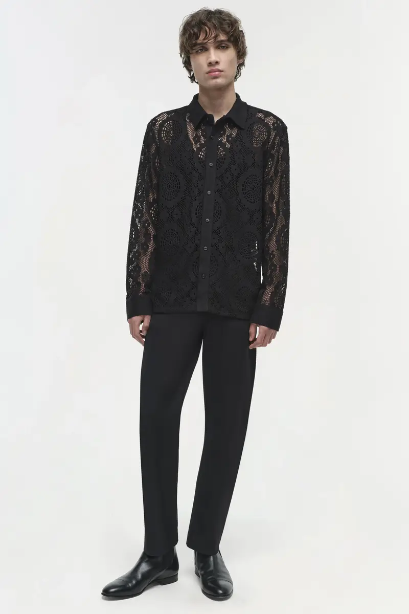 Simkhai Linus Lace Shirt | Thumbnail 2 Simkhai Linus Lace Shirt | Thumbnail 2