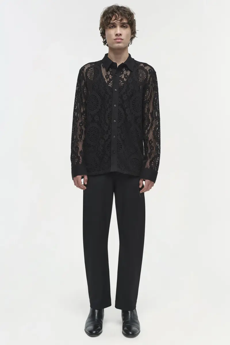 Simkhai Linus Lace Shirt | Thumbnail 6 Simkhai Linus Lace Shirt | Thumbnail 6
