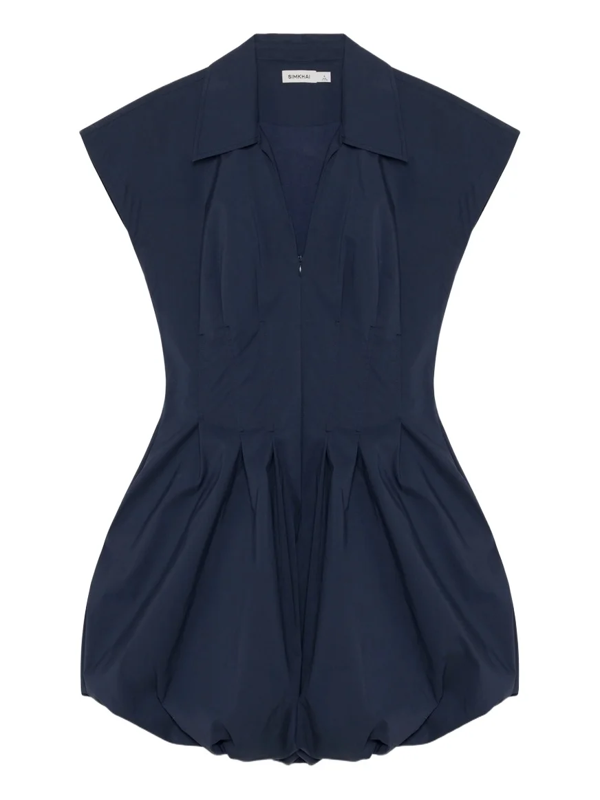 Simkhai Lirinne Cotton Bubble Mini Dress