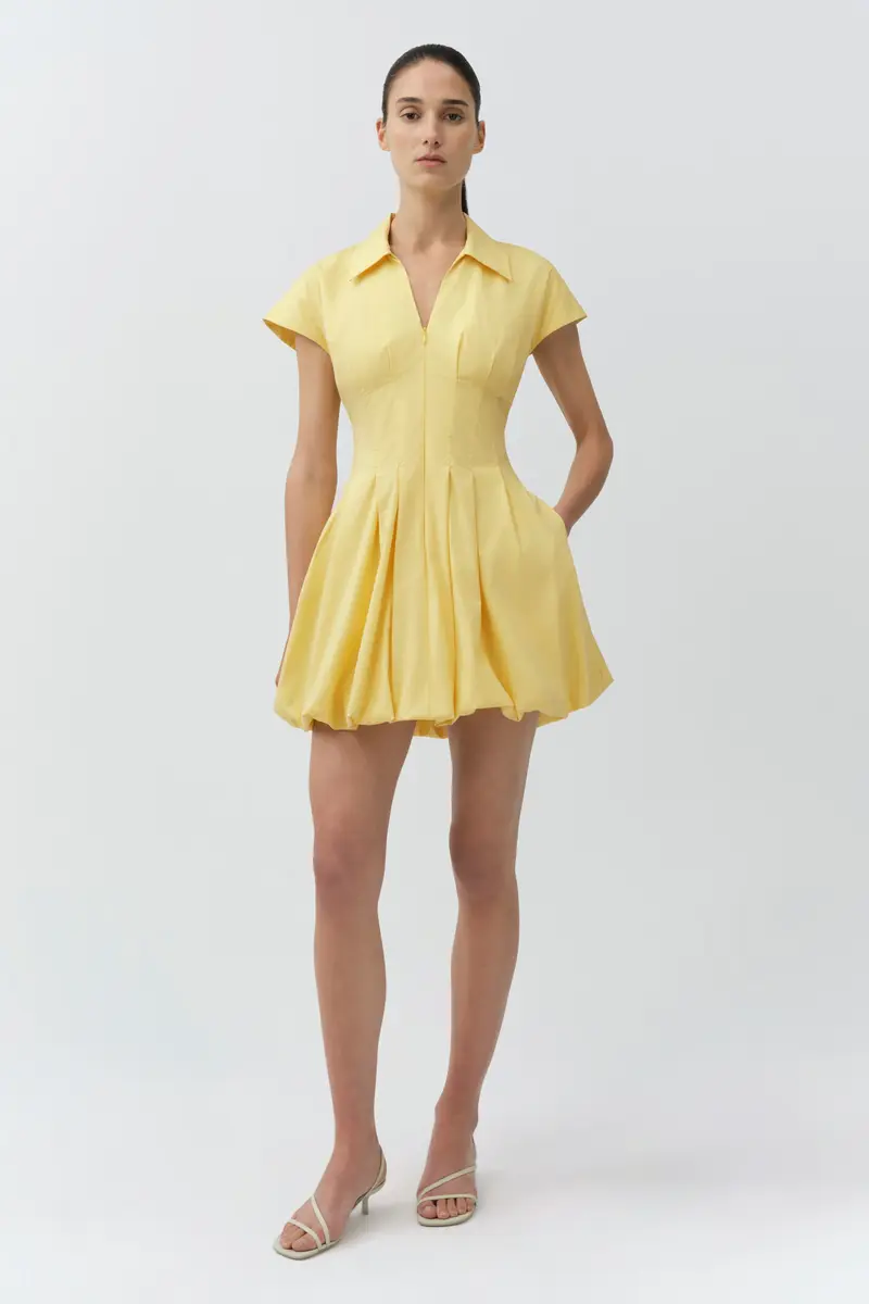 Simkhai Lirinne Cotton Bubble Mini Dress | Thumbnail 2 Simkhai Lirinne Cotton Bubble Mini Dress | Thumbnail 2