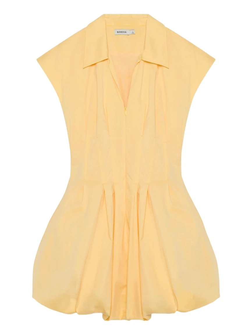 Lirinne Cotton Bubble Mini Dress
