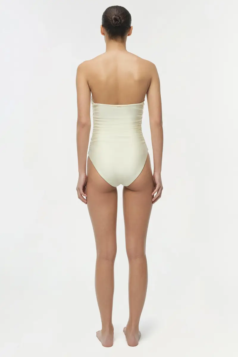Simkhai Lorena Shell Strapless One Piece | Thumbnail 5 Simkhai Lorena Shell Strapless One Piece | Thumbnail 5