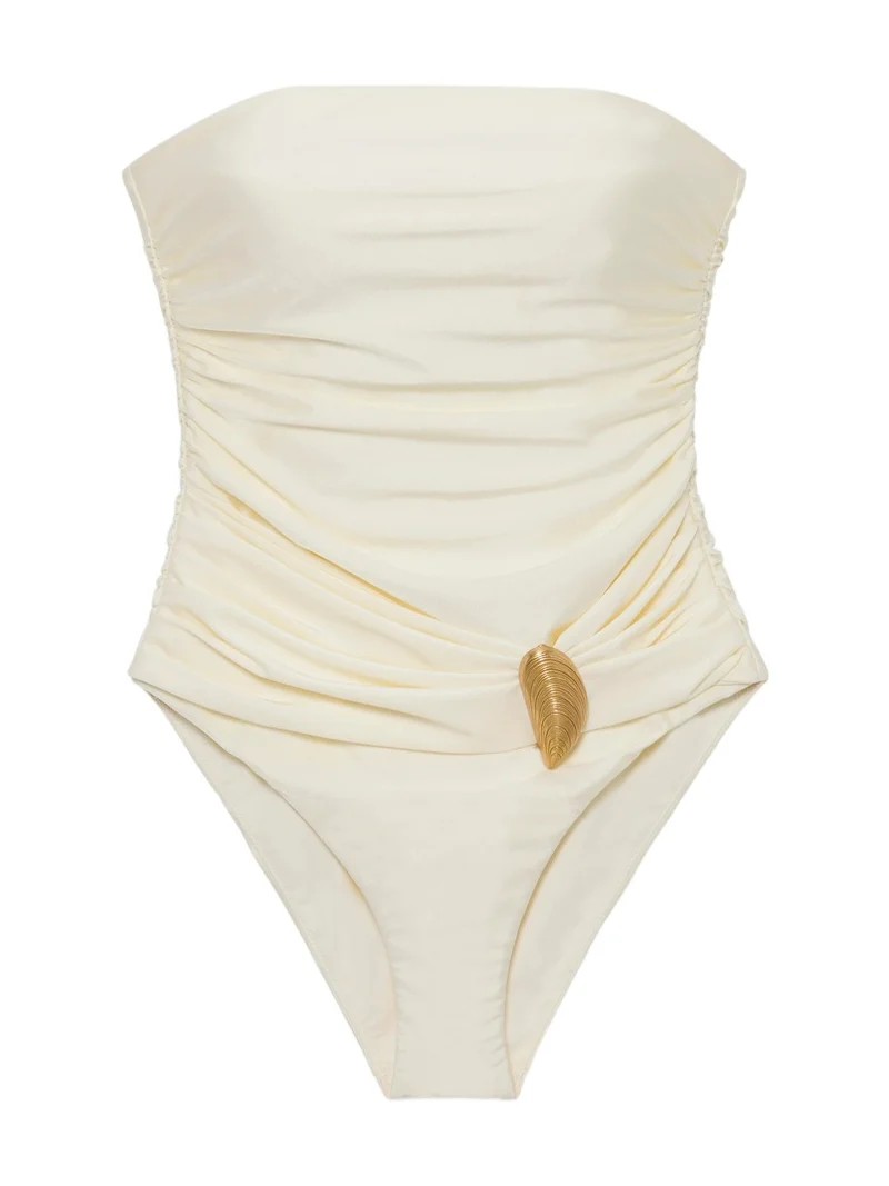 Lorena Shell Strapless One Piece