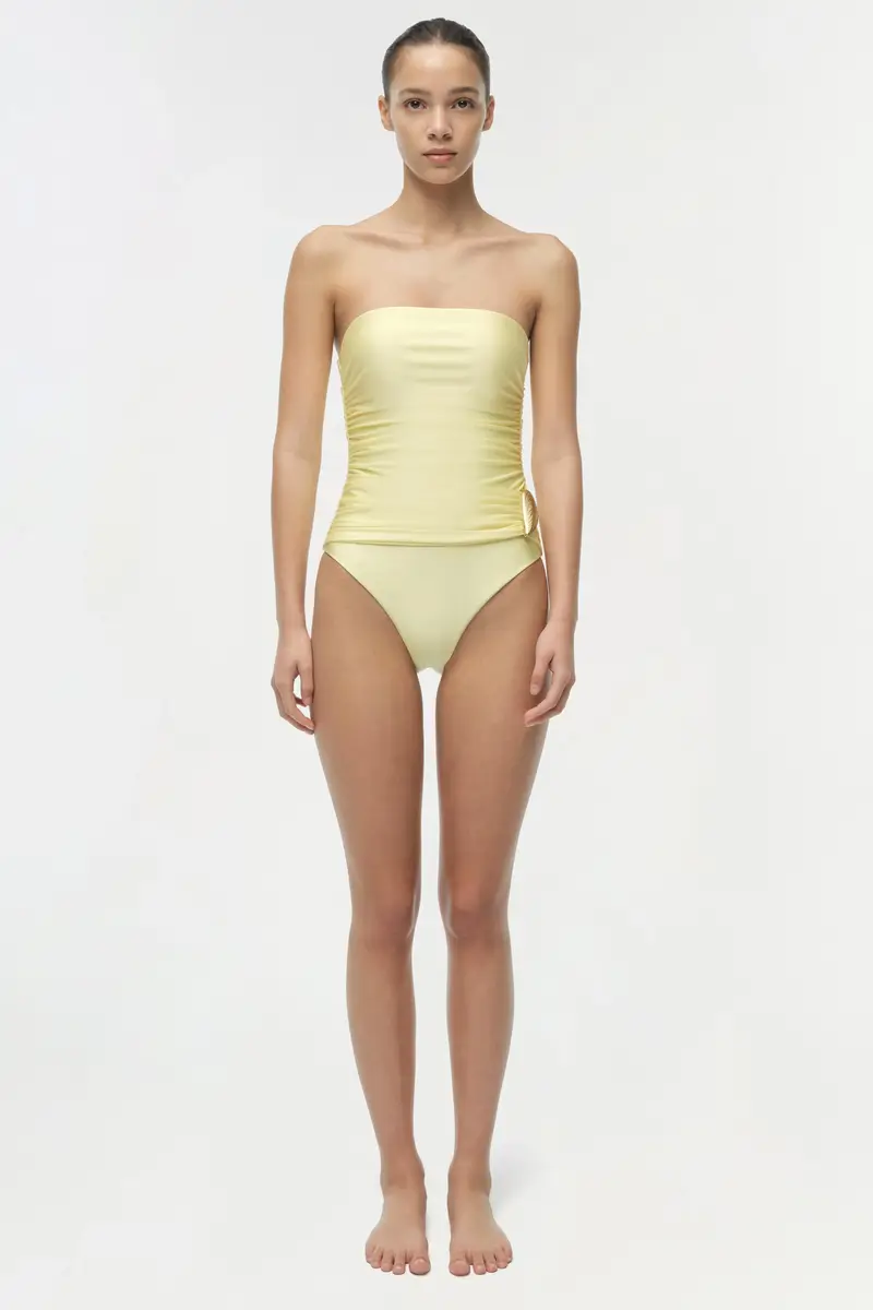 Simkhai Lorena Shell Strapless One Piece | Thumbnail 6 Simkhai Lorena Shell Strapless One Piece | Thumbnail 6
